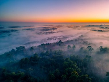 Gün batımında Grado 'da gün batımı, İtalya