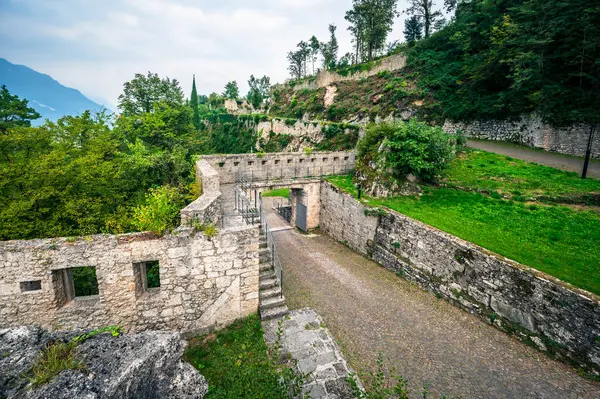 stock image Ruins of Fort of Osoppo or Fortezza di Osoppo in Osoppo, Province of Udine, Italy