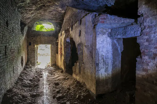 stock image Ruins of Fort of Osoppo or Fortezza di Osoppo in Osoppo, Province of Udine, Italy