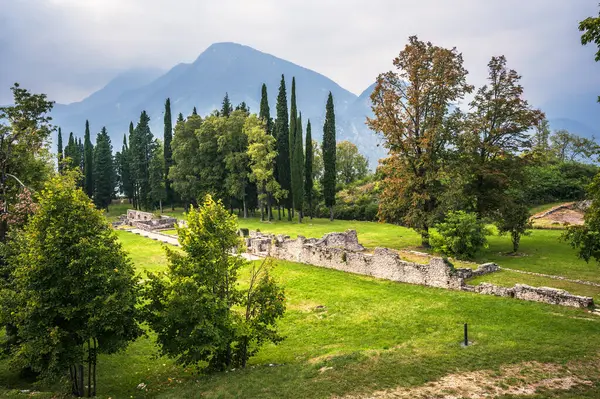 stock image Ruins of Fort of Osoppo or Fortezza di Osoppo in Osoppo, Province of Udine, Italy