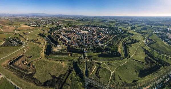 Güçlendirilmiş şehir Palmanova. UNESCO İncisi.