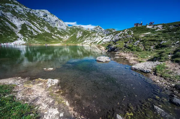 Stock image Landscape of Sappada lakes of Olbe, Italy