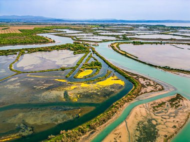 Grado gölünün büyüsü. Doğa