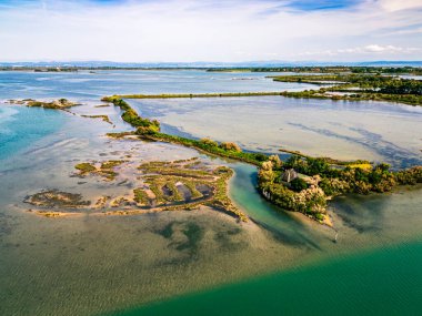 Grado gölünün büyüsü. Doğa