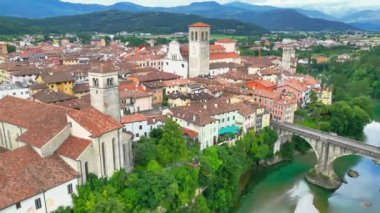 Antik Roma şehri Cividale del Friuli. Julii Forumu
