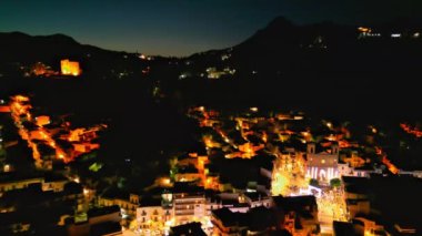 Gece vakti Misimeri 'nin Arap şehri. Sicilya Rüyası.
