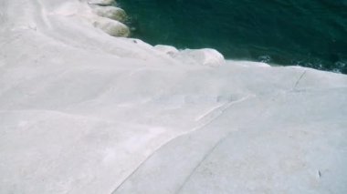 Doğanın harikaları. Scala dei Turchi. Sicilya, İtalya 'yı hayal et.