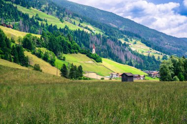 panoramic view on Alta Val Pusteria. South Tyrol