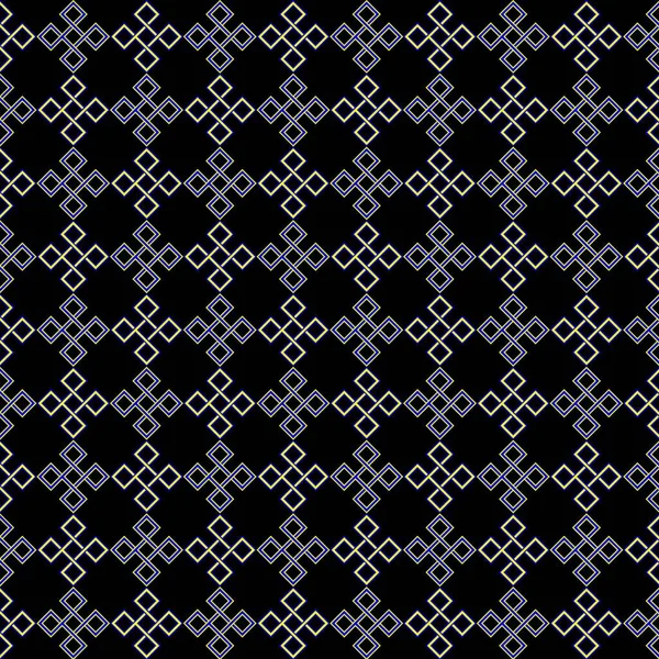 Απρόσκοπτη Αφηρημένη Γεωμετρικό Μοτίβο Μαύρο Φόντο Διάνυσμα — Διανυσματικό Αρχείο