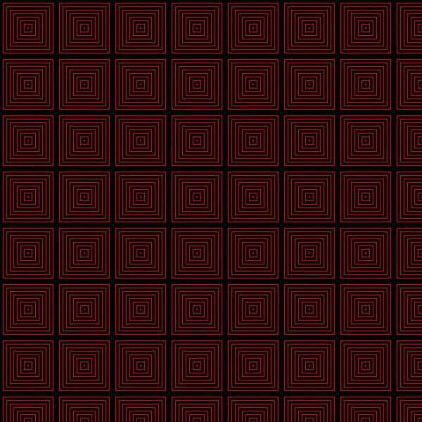 Бесшовный Абстрактный Геометрический Узор Черном Красном Цветах Геометрический Векторный Узор — стоковый вектор