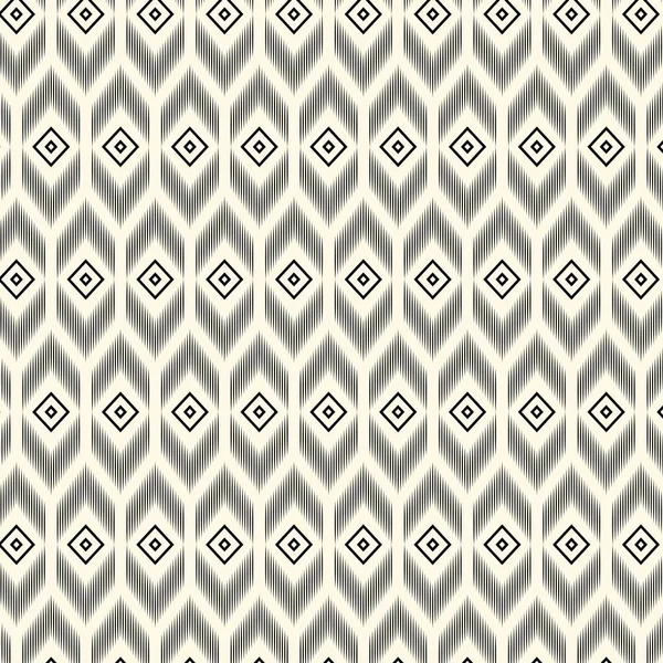 无缝线和菱形抽象几何图案 用于织物 表面设计 — 图库矢量图片
