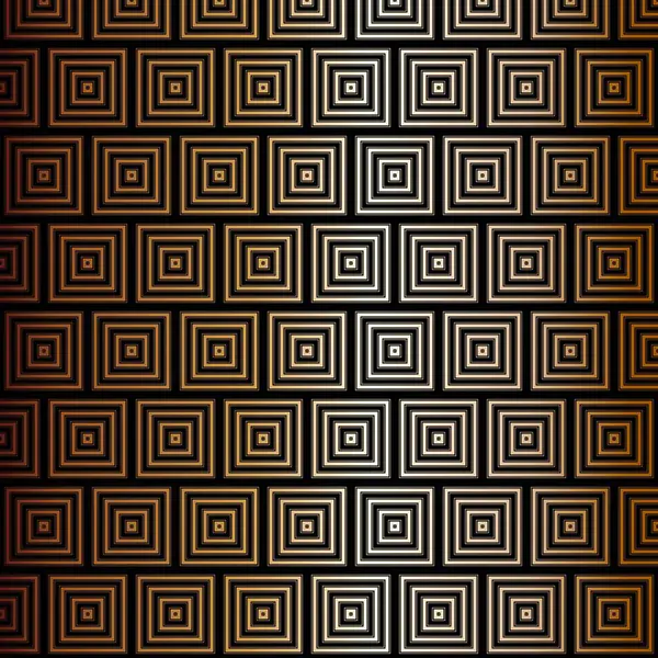 Бесшовный Золотой Абстрактный Геометрический Узор Черном Фоне — стоковый вектор