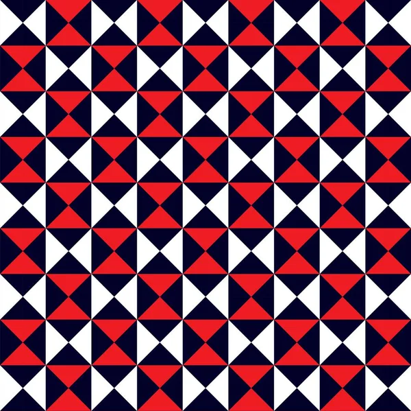 Бесшовный Абстрактный Шаблон Красочными Формами Геометрический Ретро Шаблон Ткани Фона — стоковый вектор