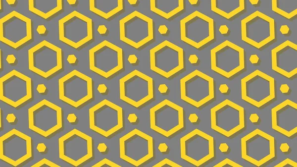 Бесшовный Абстрактный Геометрический Узор Шестиугольниками Ткани Фона Дизайна Поверхности Упаковки — стоковый вектор