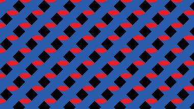 Renkli şekillere sahip kusursuz soyut desen Geometrik retro şablonu kumaş, arkaplan, yüzey tasarımı, ambalaj vektörü çizimi