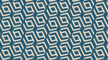 Kumaş, arkaplan, yüzey tasarımı, ambalaj vektörü çizimi için kusursuz soyut geometrik desen