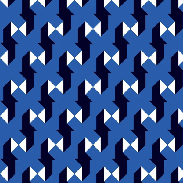 Naadloos Abstract Patroon Met Kleurrijke Vormen Geometrische Retro Sjabloon Voor — Stockvector