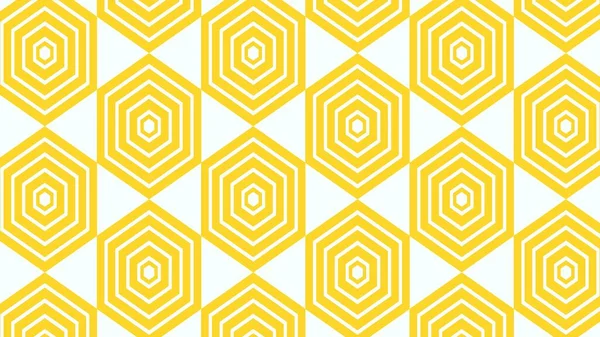 Nahtlose Abstrakte Geometrische Muster Gelber Farbe Für Stoff Hintergrund Oberflächengestaltung — Stockvektor