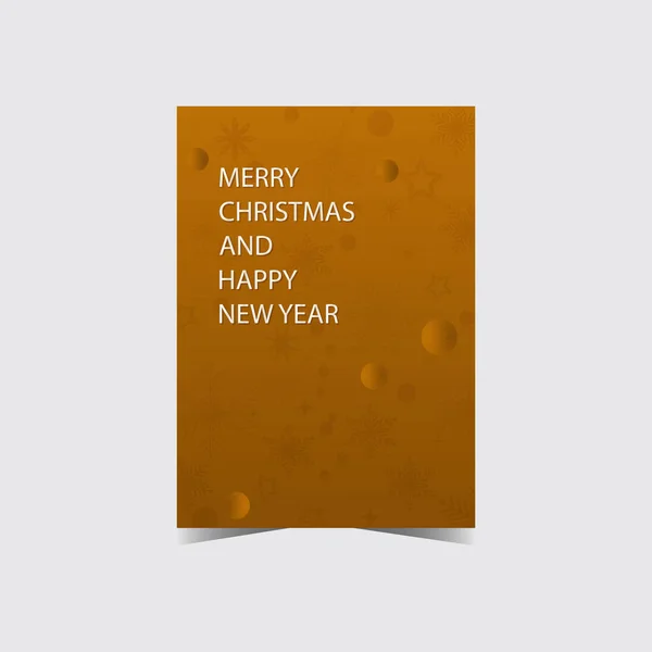 Feliz Natal Feliz Ano Novo Vertical Festivo Cartão Felicitações Natal — Vetor de Stock