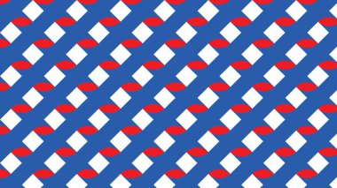 Renkli şekillere sahip kusursuz soyut desen. Kumaş, arkaplan, yüzey tasarımı, ambalaj vektörü çizimi için Geometrik şablon