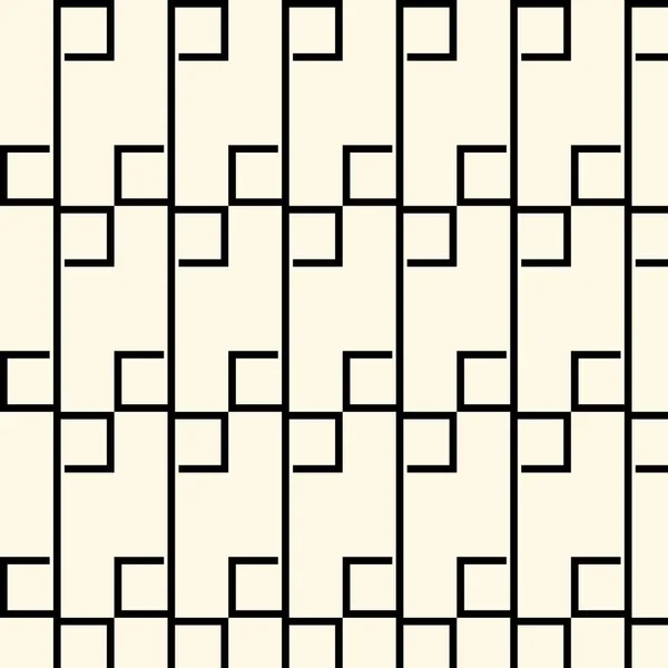 Schema Lineare Sfondo Geometrico Bianco Nero Tessuto Banner Disegno Della — Vettoriale Stock