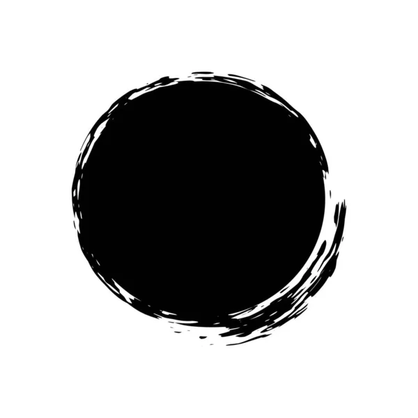Circle Grunge Runde Form Vektor — Stockvektor