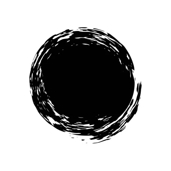 Kruh Grunge Vektor Kulatého Tvaru — Stockový vektor