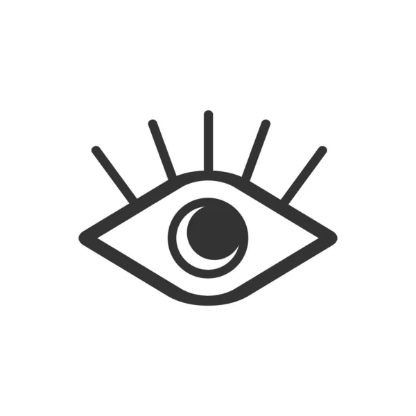 Augensymbol Lineares Grafisches Element Symbol Der Vision Schauen Sie Zeichen — Stockvektor
