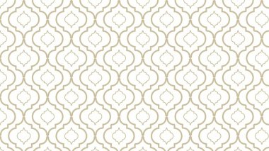 Kumaş, arka plan, yüzey tasarımı, ambalaj için kusursuz Fas deseni. Vektör illüstrasyonu