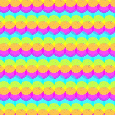 Renkli dalgalarla kusursuz desen soyut geometrik arkaplan çizgi film gökkuşağı sembolü illüstrasyon