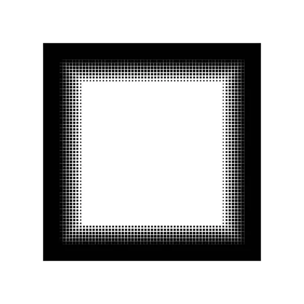 带有黑色圆点的半色调图案摘要半色调背景简约主义框架结构独立于白色现代纹理的明信片海报网页和其他设计任务矢量图解 — 图库矢量图片