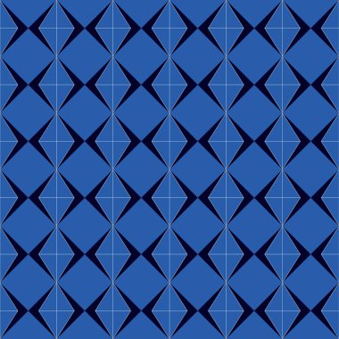 Geometrik şekilli kusursuz soyut şablon kumaş, arkaplan, yüzey tasarımı, ambalaj vektörü çizimi için Geometrik retro şablonu