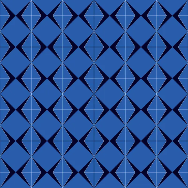 Sømløs Abstrakt Mønster Med Geometriske Former Geometrisk Retro Mal Stoff – stockvektor