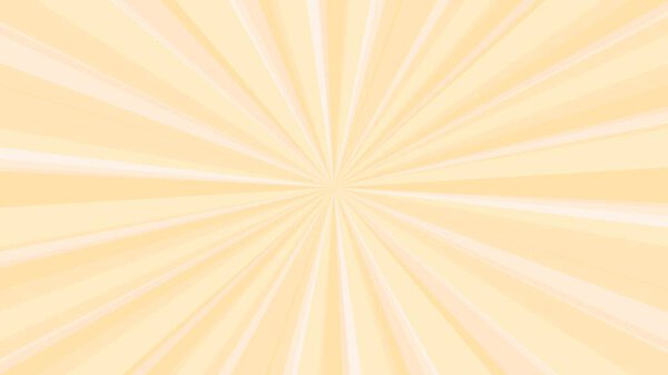 Sun burst background in yellow color Simply ray decoration. Circus style. Fantasy Vector illustration