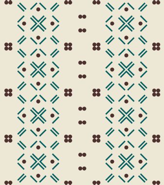 Soyut geometrik dikişsiz desen. Grafik tasarım baskısı. Kumaş web sayfası yüzey dokuları için kağıt vektörü illüstrasyonu