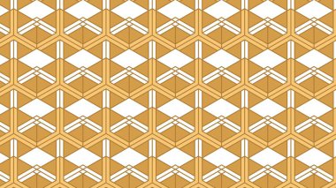 Geometrik şekilli kusursuz soyut şablon kumaş arka plan tasarım ambalaj kağıdı duvar kağıdı taşıyıcı illüstrasyonu için Geometrik retro şablonu