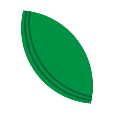 soyut yaprak simgesi beyaz arkaplan vektörü resimlemesinde izole edildi