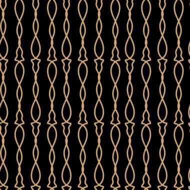 kumaş ev giyimi için doğrusal dalgalı çizgilere sahip kusursuz soyut desen yüzey tasarım vektörü