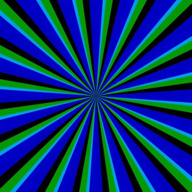 Soyut arkaplan ışınları retro güneş patlaması arka plan geometrik soyut tasarım risograf efekti basitçe ışın dekorasyon vektör çizimi