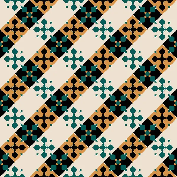 Sømløs Geometrisk Mønster Med Former Abstrakt Tekstur Tekstil Hjem Slitasje – stockvektor