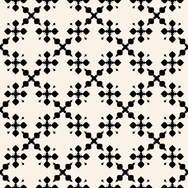 Svart Hvitt Sømløs Mønster Abstrakt Geometrisk Bakgrunn Grafisk Design Print – stockvektor