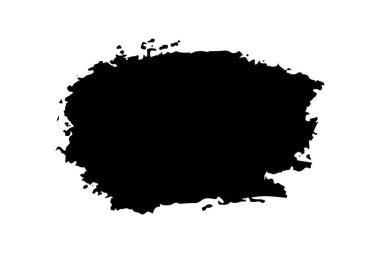 Tasarımcı görevleri için beyaz arkaplan tasarım ögesine izole edilmiş modern boya fırçası