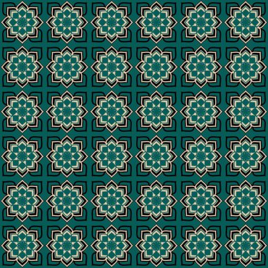 Şekillere sahip kusursuz soyut desen. Geleneksel motifler. Arka plan desenleri için dekoratif unsurlar.