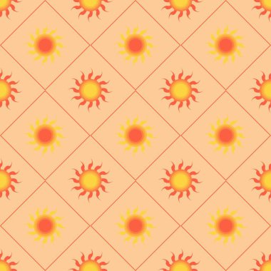 soyut dikişsiz turuncu arkaplan grafik tasarım vektör çizimi çizimi