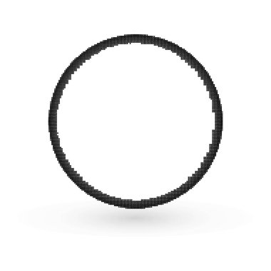 Gürültü çemberi yarım ton deseni soyut yarım ton arkaplan minimalizmi posta kartı posterleri web ve diğer tasarım görevleri için modern doku