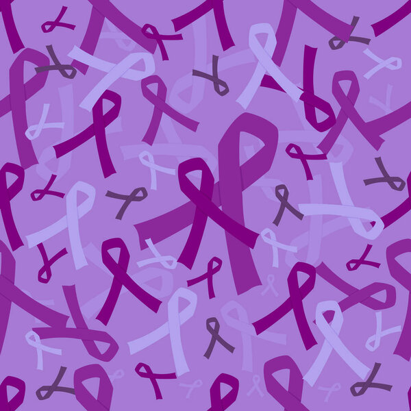 seamless pattern with purple ribbons vector illustration