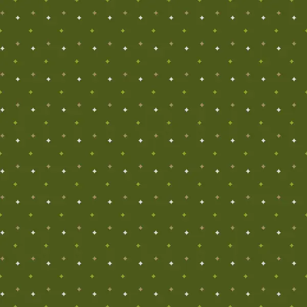 Kumaş yüzey tasarımı ambalaj kağıdı çizimi için yeşil arkaplan soyut dokusu üzerinde geometrik şekilli kusursuz desen