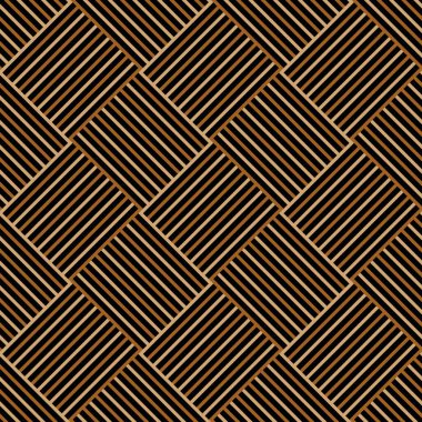 Çizgili elementlerden karolarla kusursuz geometrik desen modern stil soyut doku vektörü