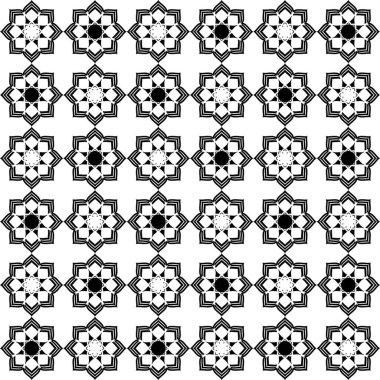 kumaş yüzey tasarımı ambalaj kağıdı için modern arkaplan dekoratif desen desenli siyah ve beyaz vektörsüz desen