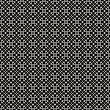 kumaş yüzey tasarımı ambalaj kağıdı çizimi için siyah ve beyaz arkaplan dikişsiz geometrik desen tasarım baskısı